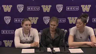 UW WBB Postgame Press Conference: Washington Upsets Stanford, 72-67, Feb. 5, 2023