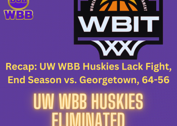Recap: UW WBB Huskies Lack Fight in 64-56 WBIT Loss to Georgetown
