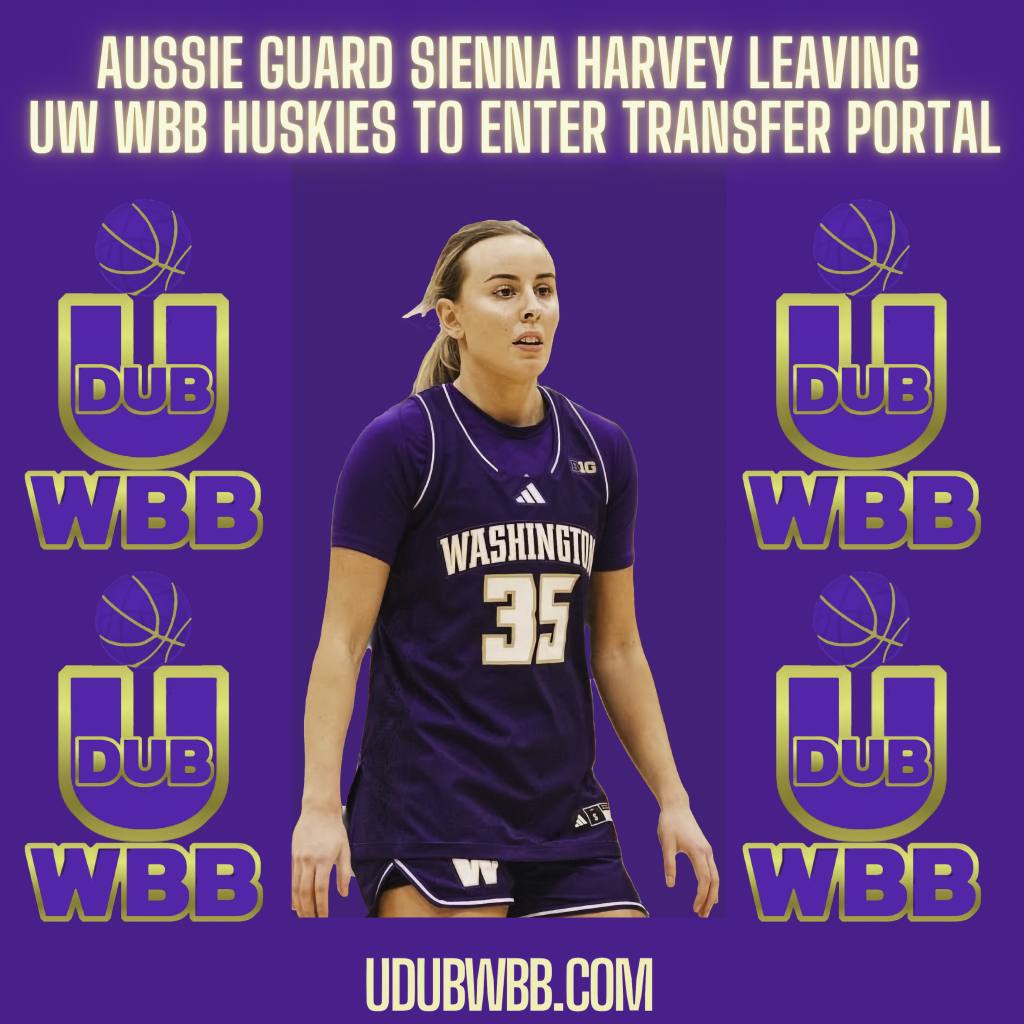 Aussie Guard Sienna Harvey Leaving UW WBB Huskies to Enter Transfer Portal