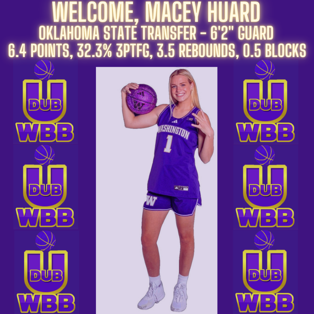 TRANSFER PORTAL: UW WBB Huskies Add 6'2